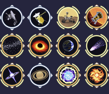 AstroQuest Achievement Icons