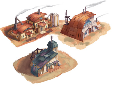 Industrial Town Buildings